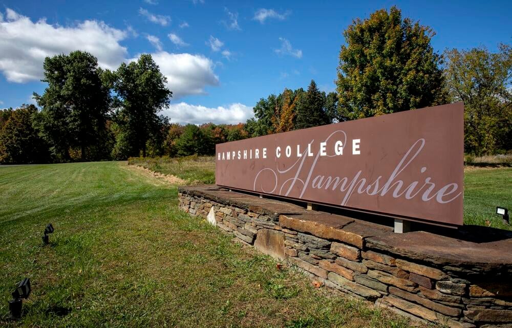 Hampshire College sign